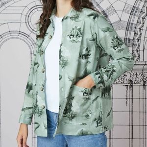 Joanie Clothing Dinosaur Shacket